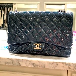 Authentic CHANEL classic flap maxi
